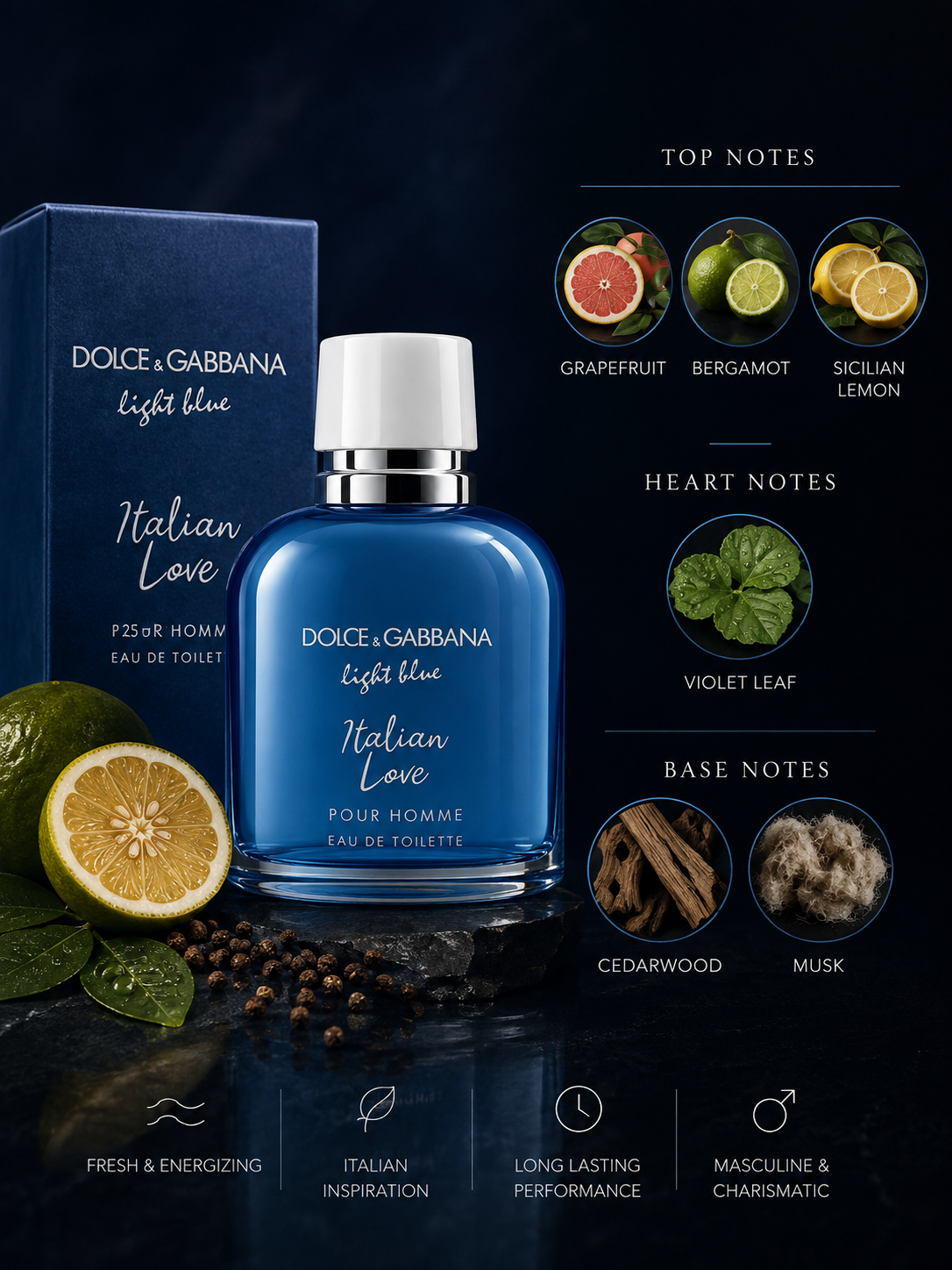 Dolce & Gabbana Light Blue Italian Love EDT 100ML